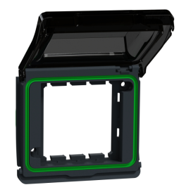 Schneider - Mureva Styl - Adaptateur pour fonction 45x45 composable - IP55 - IK06 - Gris - Réf : MUR35110