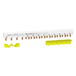 Schneider - Resi9 xp peigne monobloc - 3p+n - 63a - 13 modules - cache dents 5m - R9PXH413
