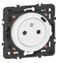Legrand - Prise Céliane 2P+T 16A + chargeur USB Type-C - Mécanisme avec support et enjoliveur blanc - Réf : 068127