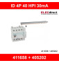 LEGRAND - Interrupteur différentiel DX3-ID 4P 40A - 30mA - HPI + peigne HX3 18M - 411658+405202