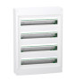 Schneider - PrismaSeT XS - Coffret saillie - 4R - 24M - sans porte : Réf : LVSXT424