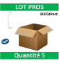 Schneider - Resi9 XP Peigne vertical 2 rangées entraxe 150mm - R9PXV150x5