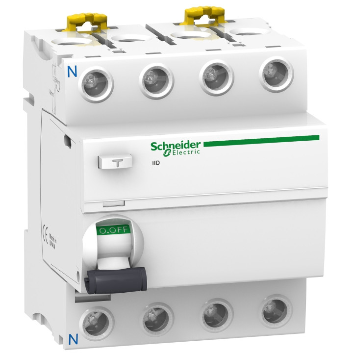 SCHNEIDER - Interrupteur Différentiel 4P - 40A - 30mA - AC - Réf : A9R11440