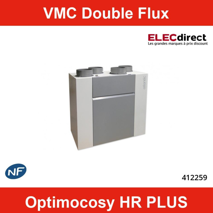 Atlantic - VMC - Double flux - Optimocosy HR Plus - Réf : 412259