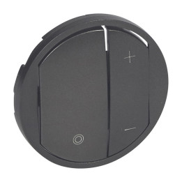 Legrand - Céliane - Enjoliveur variateur - graphite - Réf : 065283