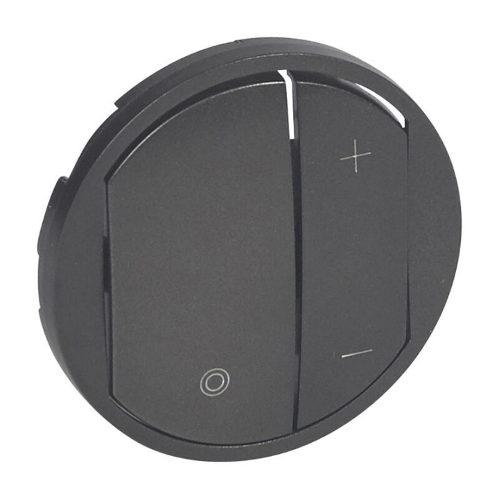 Legrand - Céliane - Enjoliveur variateur - graphite - Réf : 065283