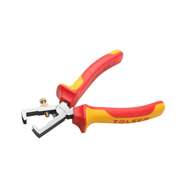 Tolsen - Pince à dénuder isolée 1000V - 160mm - Réf : V38176