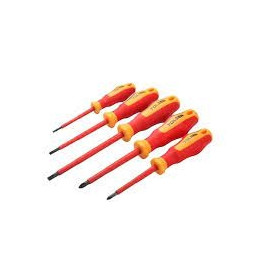 Tolsen - Jeu de tournevis VDE 5 pièces isolées 1000V - Réf : 38012