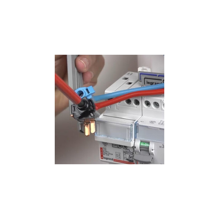 LEGRAND - ID DX3 2P - 63A - 30mA - Type AC - alimentation câble - Réf : 411650+405209
