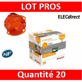 Legrand Batibox - Boîte multimatériaux 1 poste profondeur 40 mm - 080101x20
