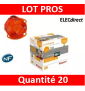 Legrand Batibox - Boîte multimatériaux 1 poste profondeur 40 mm - 080101x20