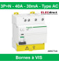 Schneider - Acti9 ilG40 - inter dif tête de groupe - 3P+N - 40A - 30 mA - AC - Réf : A9R67740