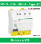 Schneider - Acti9 iIG40 - interrupteur différentiel tête de groupe - 3P+N - 63A - 30mA - type AC - Réf : A9R67763