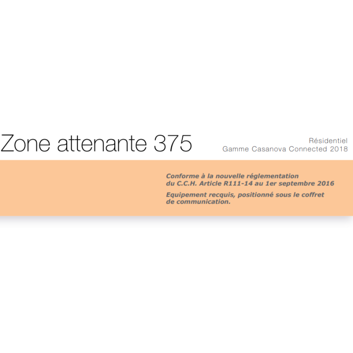 Casanova - Support BOX 375 x 250 mm équipée d'une avec coiffe + 1 PC - ZA375C