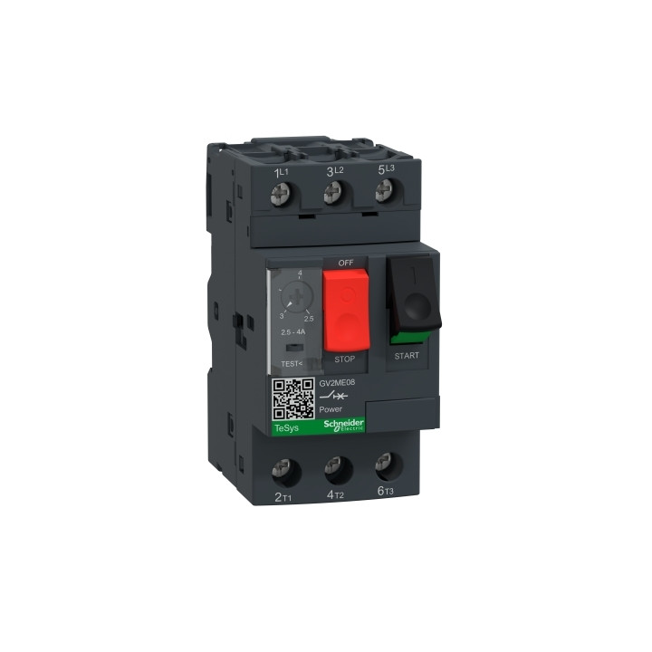 Schneider - Disjoncteur moteur 2,5A-4A - GV2ME08