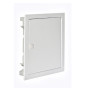 Digital electric - Coffret encastré vide - IP40 porte métal extra plate - 2 rangées - 28 mod - 07434