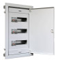 Digital Electric - Coffret encastré vide - IP40 porte métal extra plate - 3 rangées - 42 mod - 07436
