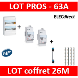 Legrand - Lot - tableau 26M DRIVIA 405000+411651+404926(X4)+401212+411650