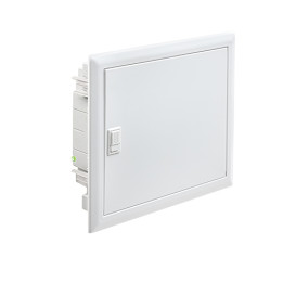 Digital electric - Coffret encastré vide - IP40 porte métal extra plate - 1 rangée - 14 mod - 07432