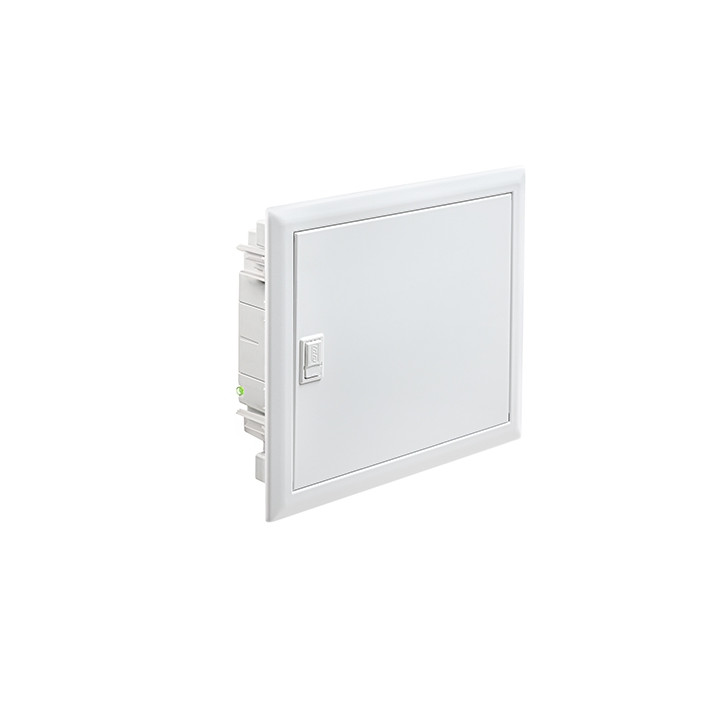 Digital electric - Coffret encastré vide - IP40 porte métal extra plate - 1 rangée - 14 mod - 07432