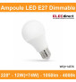 Spectrum - Ampoule LED Dimmable E-27 - LED GLS 12W - Angle 220° - 4000K - 1050lm - Réf : WOJ+14376