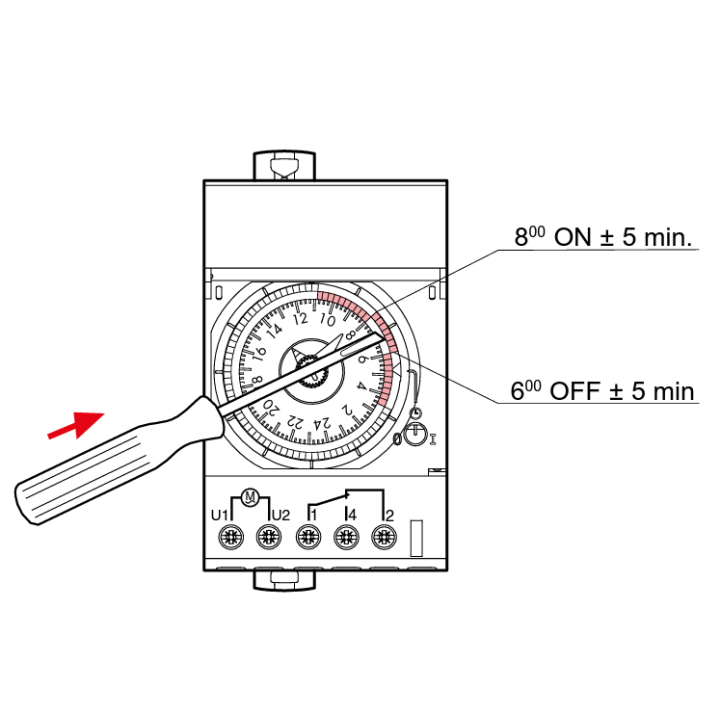 Legrand - Interrupteur horaire journalier analogique - Réf : 412812