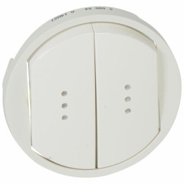 Legrand Céliane - Enjoliveur double allumage voyant blanc - 068004