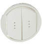 Legrand Céliane - Enjoliveur double allumage voyant blanc - 068004