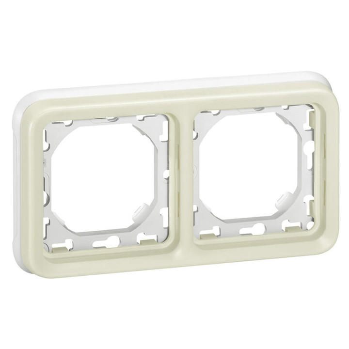 Legrand Plexo - Support encastrable pour Plexo composable - Hor. - blanc - 2 postes - 069694