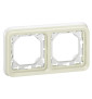 Legrand Plexo - Support encastrable pour Plexo composable - Hor. - blanc - 2 postes - 069694