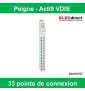 Schneider - Acti9 Vdis - Répartiteur vertical - 125A 250/440V - 33 points de connexion - Réf : A9XPK707