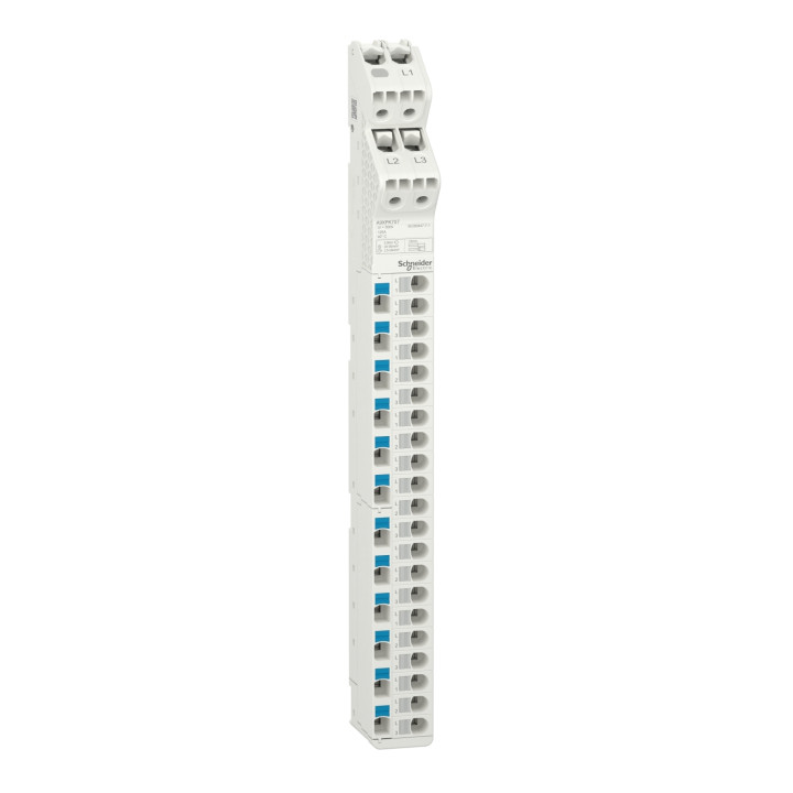 Schneider - Acti9 Vdis - Répartiteur vertical - 125A 250/440V - 33 points de connexion - Réf : A9XPK707