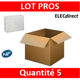 Legrand - Boite Plexo 180x140x86 étanche gris IP55/IK07- 750°C - 092052x5