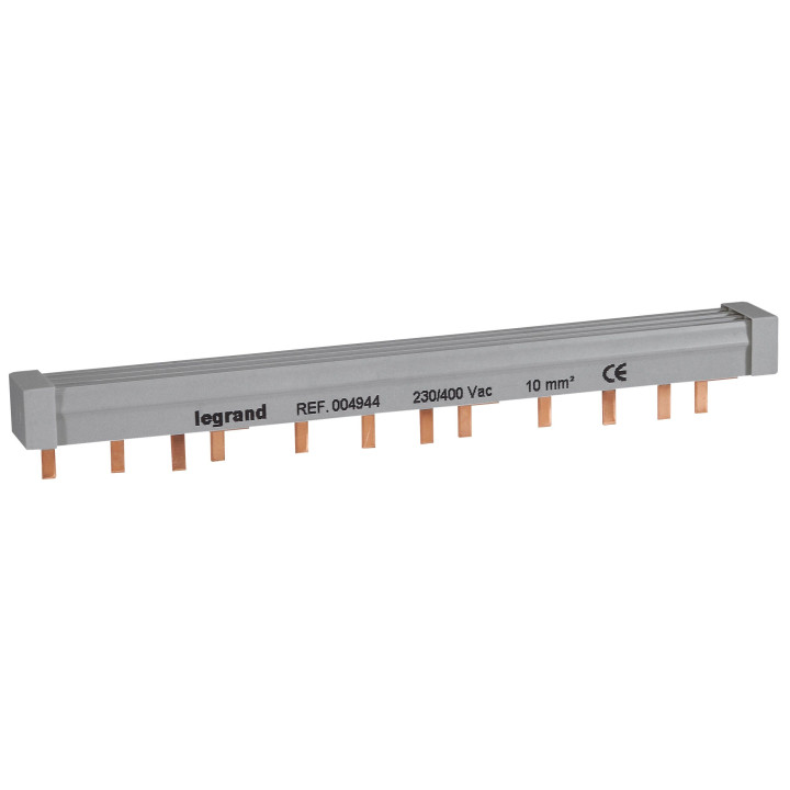 Legrand - Peigne d'alimentation HX3 - 4P - Pour bornes à vis - 12M - 404944