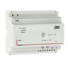 Legrand - Alimentation et adaptateur vidéo pour portier - 110V à 240V - 27V : 1,2A - 6 modules - Réf : BT346050
