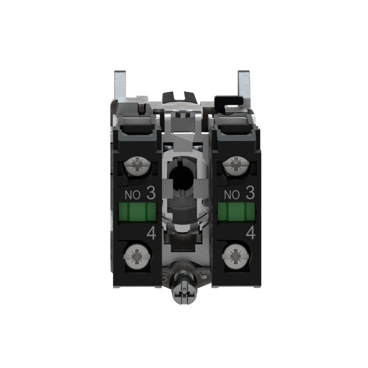 Schneider - Harmony XB4 - bouton tournant à manette - Ø22 - 3 pos rap C - noir - 2F - vis - Réf : XB4BD53