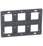 Legrand - Support 2x3 postes (2x6/8M) - Mosaic/Céliane - Fixation VIS - 080266