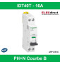 Schneider - Acti9 iDT40T - Disjoncteur modulaire - 1P+N - 16A - Courbe B - 4500A/6kA - Réf : A9P12616