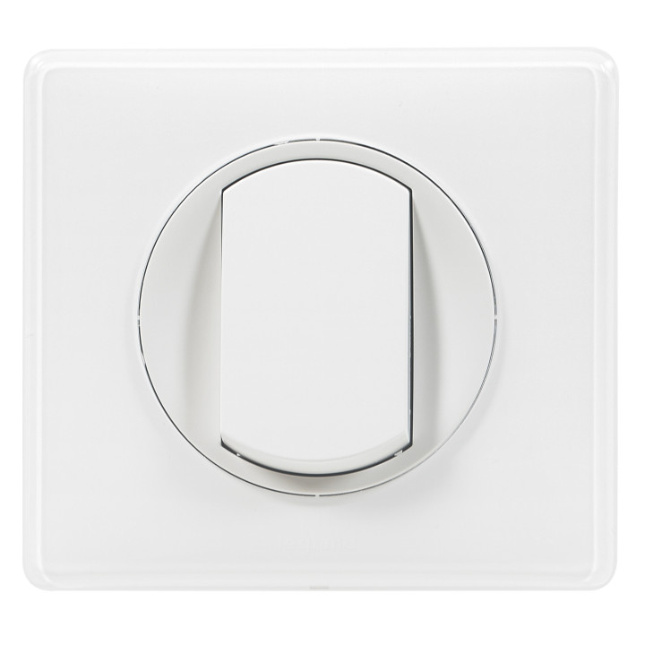 Legrand Céliane - Bouton poussoir complet blanc 1 poste - Réf : 080251 + 067031 + 068001 + 066631