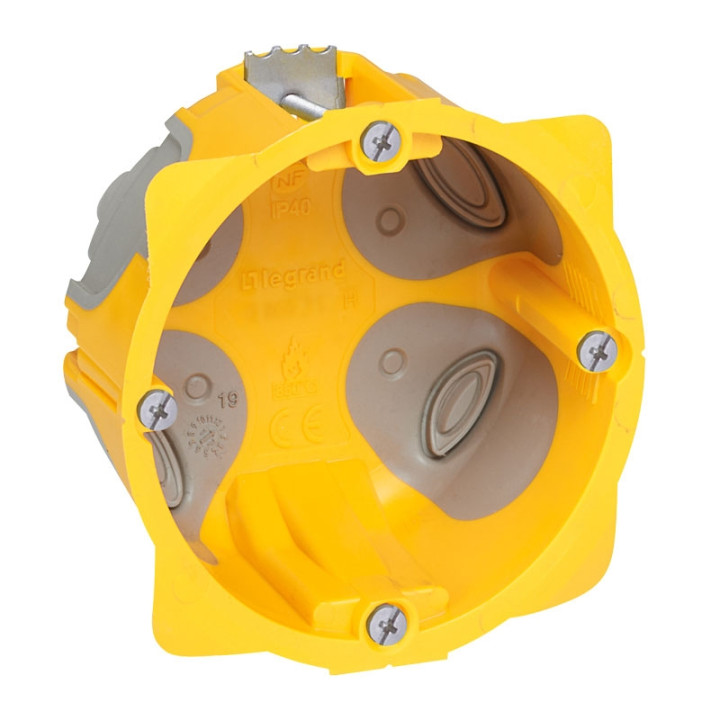 Legrand Batibox - Boîte d'encastrement 1 poste BBC - Profondeur 40mm - Réf.: 080021