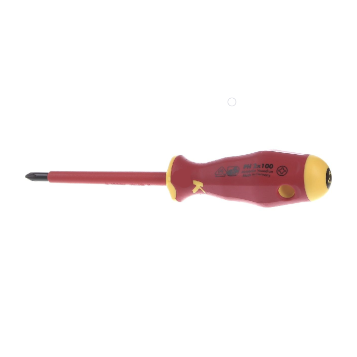 Klauke - Tournevis cruciforme Phillips PH1 isolé 1000V - Réf : KL110PH1ISLIM