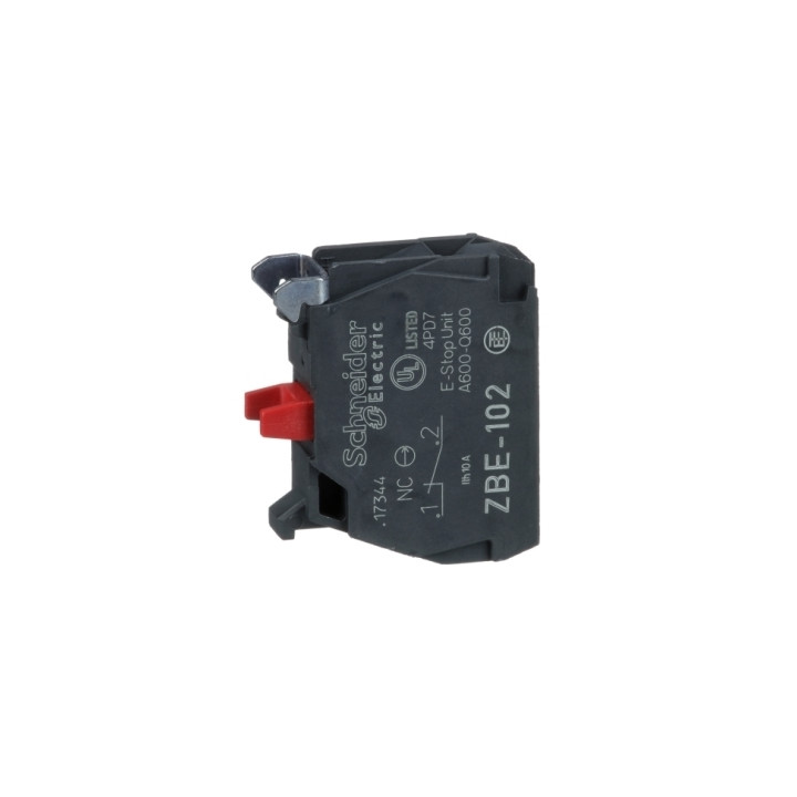 Harmony bloc contact pour bouton - ZBE Ø22 - 1O - ZBE102