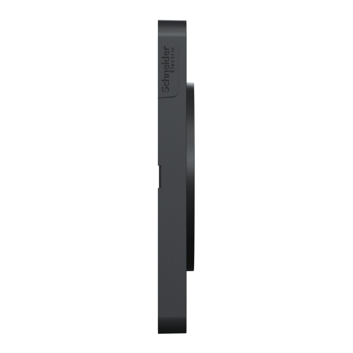 Schneider - Odace - Touch - Plaque 2 postes - entraxe 71 mm - Anthracite finition ardoise - Réf : S540804V