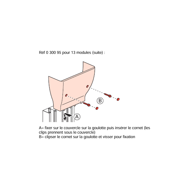 Legrand - Cornet d'épanouissement - Drivia 13 modules - 030095