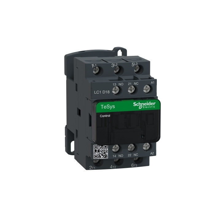 Schneider Tesys - Contacteur moteur - 18A - 1F+1O - 230V - LC1D18P7