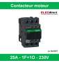 Schneider Tesys - Contacteur moteur - 25A - 1F+1O - 230V - LC1D25P7