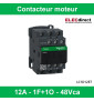 Schneider Tesys - Contacteur moteur - 12A - 1F+1O - 48Vca - LC1D12E7