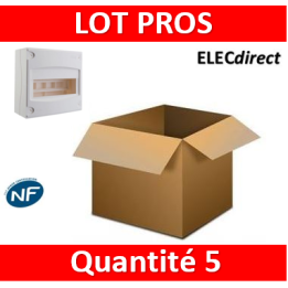 Legrand - Coffret cache-bornes 8/9 Modules - 001308x5