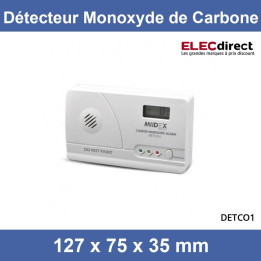 Miidex - Détecteur de monoxyde de carbone - Réf : DETCO1