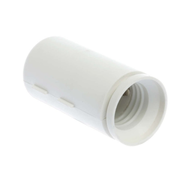 Eur'Ohm - Douille de chantier E27 Blanche - Réf : 62153